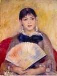 Renoir Pierre-Auguste Girl with a Fan  - Hermitage